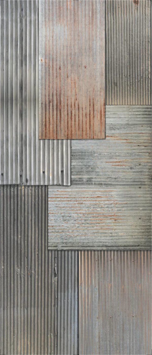 Carreau Multicolore Art Walls, effet décoratif, 120x280, finition Nat P.tech.