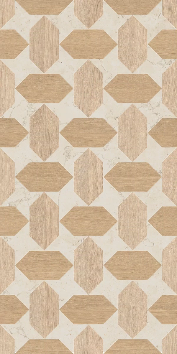 Carreau Tabulae Marble par Gardenia&Ariana en multicolore, finition Naturel, 60x120, épaisseur 8.5 mm.