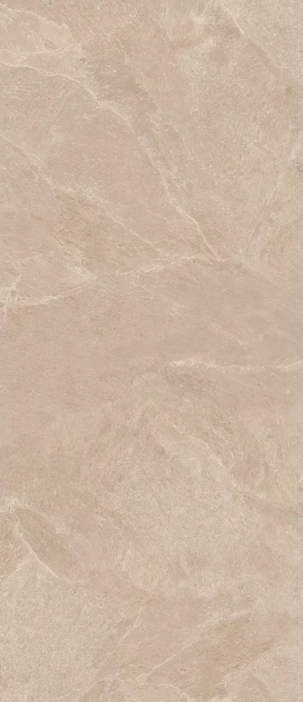 Piastrella Falaise Beige di Gardenia&Ariana in beige, finitura Naturale, 120x280, spessore 6 mm.