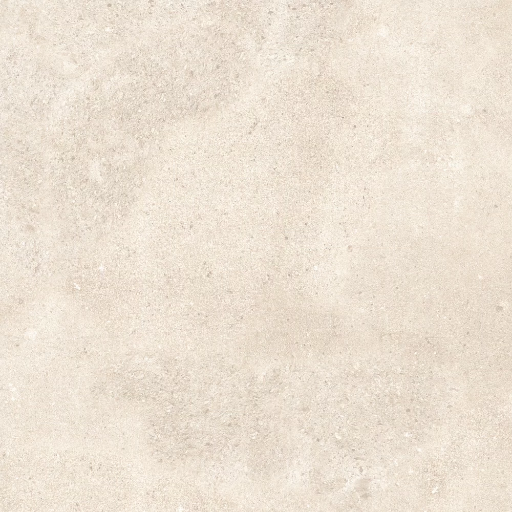 Piastrella Plein Air Livingstone Cream di Gardenia&Ariana in beige, finitura R11, 80x80, spessore 20 mm.