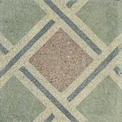 Play Play Concrete Retrò C Fliese von ABK in Mehrfarbig, Oberfläche Natürlich, 20x20, Stärke 8.5 mm.