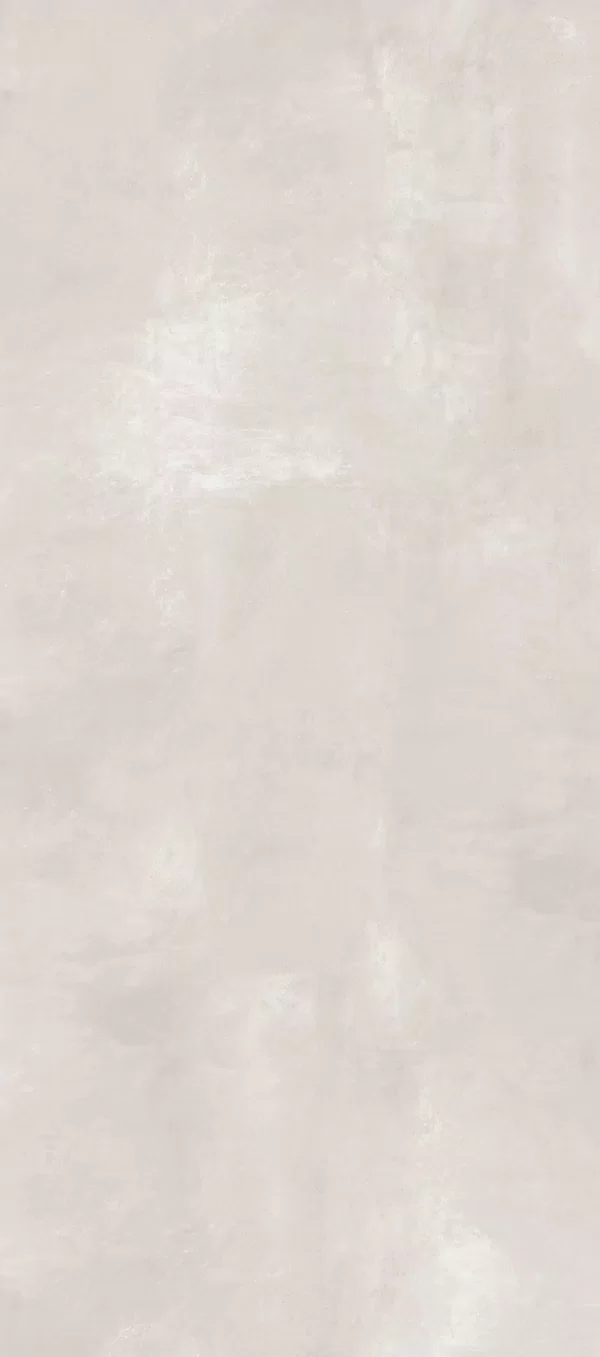 Concrea Plain White tile by Gardenia&Ariana in white, Natural finish, 120x280, 6 mm thickness.
