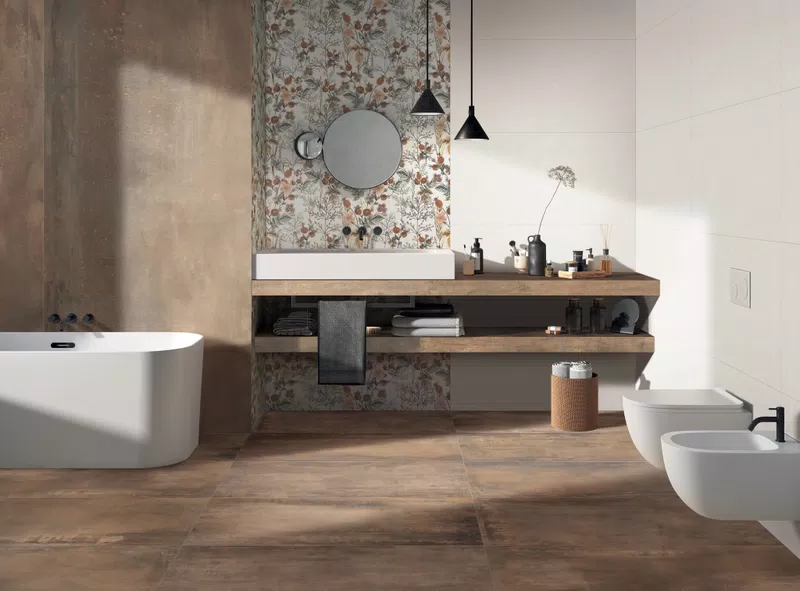 INTERNO 9 RUST 120X280+60X120+W&S MINI BERRIES 60X120+SNOW 60X120+CHROME WHITE SOFT