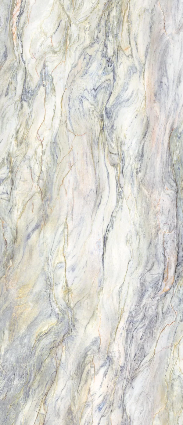 Marmor-Optik Grau Fliese aus der Kollektion Sensi Nuance von ABK, Format 120x280, Oberfläche Lux 3D, Kante Rettificato.