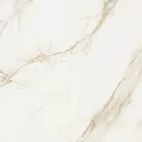 Piastrella effetto marmo Bianco della collezione Sensi Up di ABK, formato 80x80, finitura Lux, bordo Rettificato.