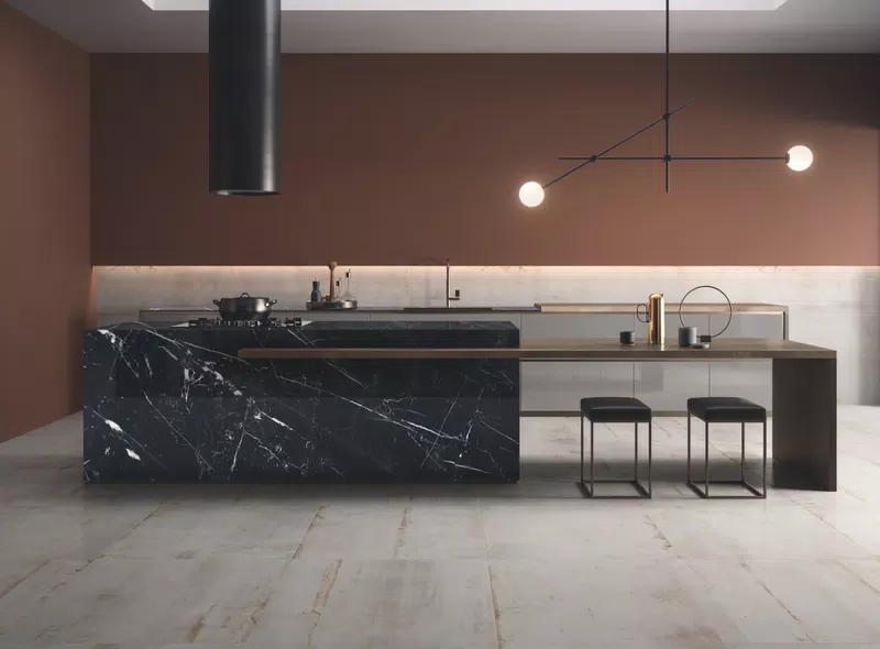 MATERIA CLASSIC MARQUINIA LUX + REBEL BRONZE NAT + REBEL WHITE 120X270, 80X80