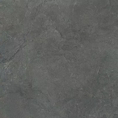 Piastrella effetto pietra Nero della collezione Magma di Flaviker, formato 120x120, finitura Nat 3D, bordo Rettificato.