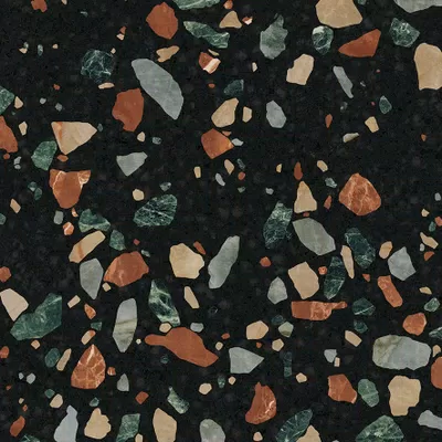 Piastrella Play Play Drops Multiblack di ABK in multicolore, finitura Naturale, 20x20, spessore 8.5 mm.