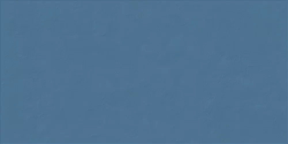 Piastrella effetto tinta unita Blu della collezione Wide&Style Mini di ABK, formato 60x120, finitura Naturale, bordo Rettificato.
