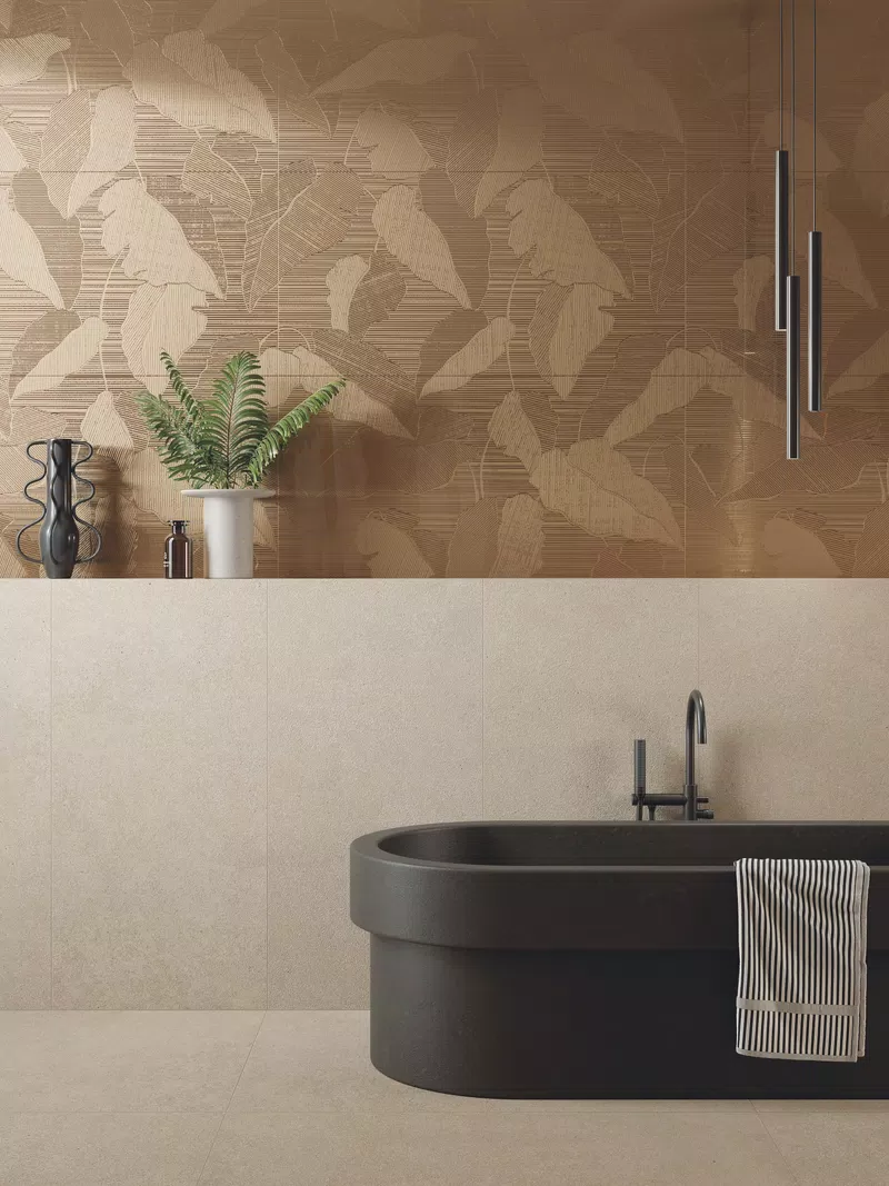 B_02 SHAPE FULL POWDER 60X120+DEC.LEAF A+B 60X120