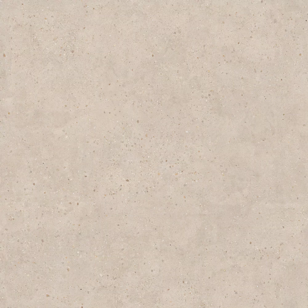 Beige Cosmopolitan tile, cement effect, 160x160, Nat P.tech finish.