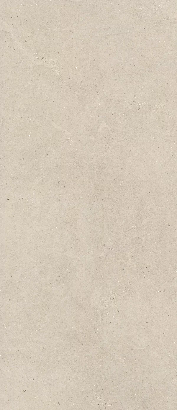 Piastrella effetto pietra Beige della collezione Block di Gardenia&Ariana, formato 120x280, finitura Nat 3D, bordo Rettificato.