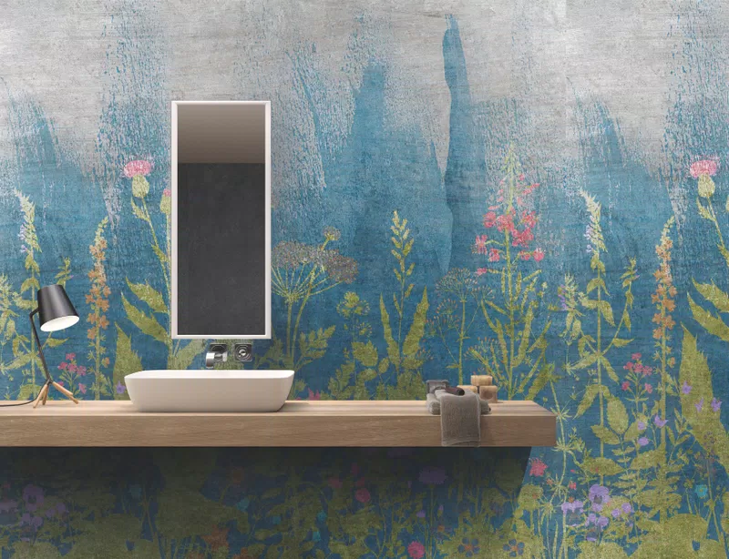 WIDE&STYLE BOTANICAL BLUE A+B