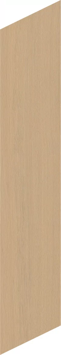 Carreau Tabulae Chevron Refined Miele par Gardenia&Ariana en beige, finition Naturel, 15x85, épaisseur 9.5 mm.