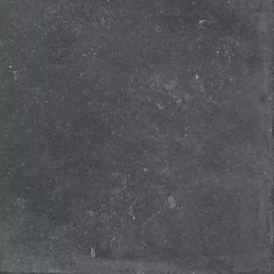 Piastrella Out.20 Belgian Stone Black di ABK in nero, finitura R11, 80x80, spessore 20 mm.