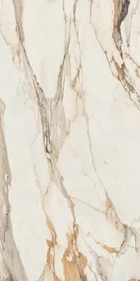 Piastrella Bianco Supreme Evo, effetto marmo, 160x320, finitura Lux.