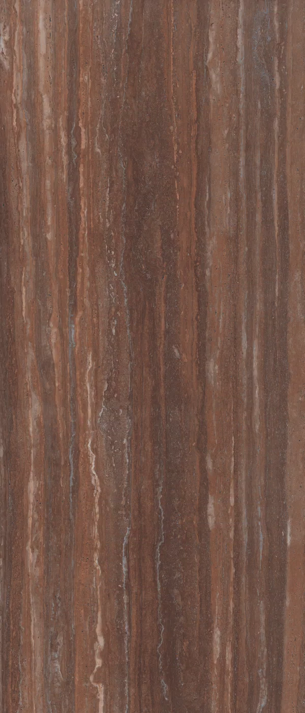 Piastrella Sensi Roma Red di ABK in rosso, finitura Nat P.tech, 120x280, spessore 6 mm.
