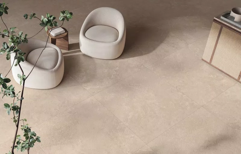 C05 MIDI MELANGE BEIGE 120X120
