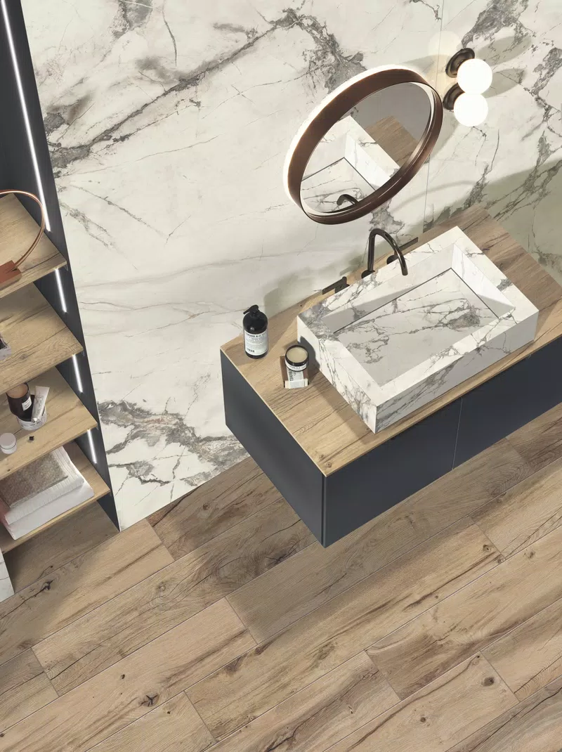 MATERIA NORDIK WOOD GOLD + INVISIBLE SELECT LUX + NORDIK WOOD GOLD 20X120