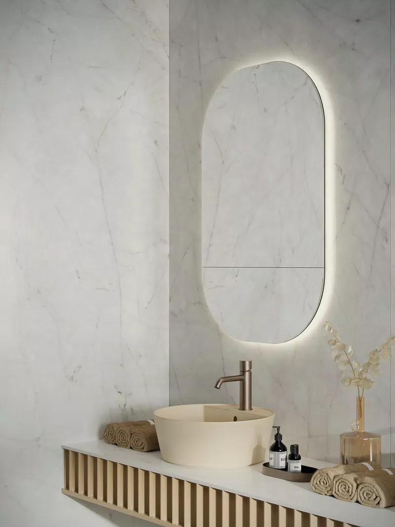 C_03A SENSI 900 CARRARA SOFT R.120X280+ABKSTONE CARRARA SOFT 12MM