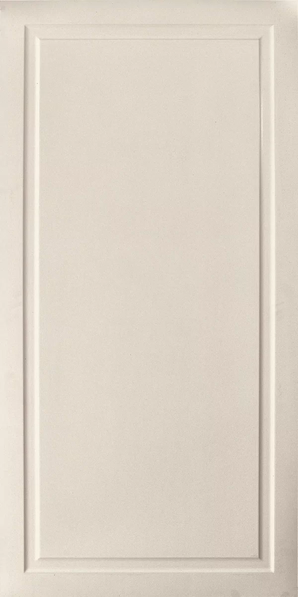 Piastrella effetto tinta unita Beige della collezione Boiserie di Gardenia&Ariana, formato 60x120, finitura Naturale, bordo Rettificato.