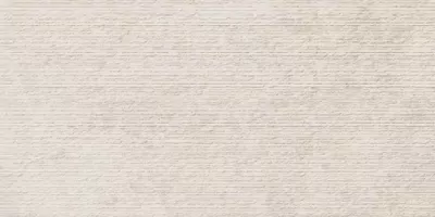 Era Groove Ivory Fliese von ABK in Weiß, Oberfläche Natürlich, 60x120, Stärke 8.5 mm.