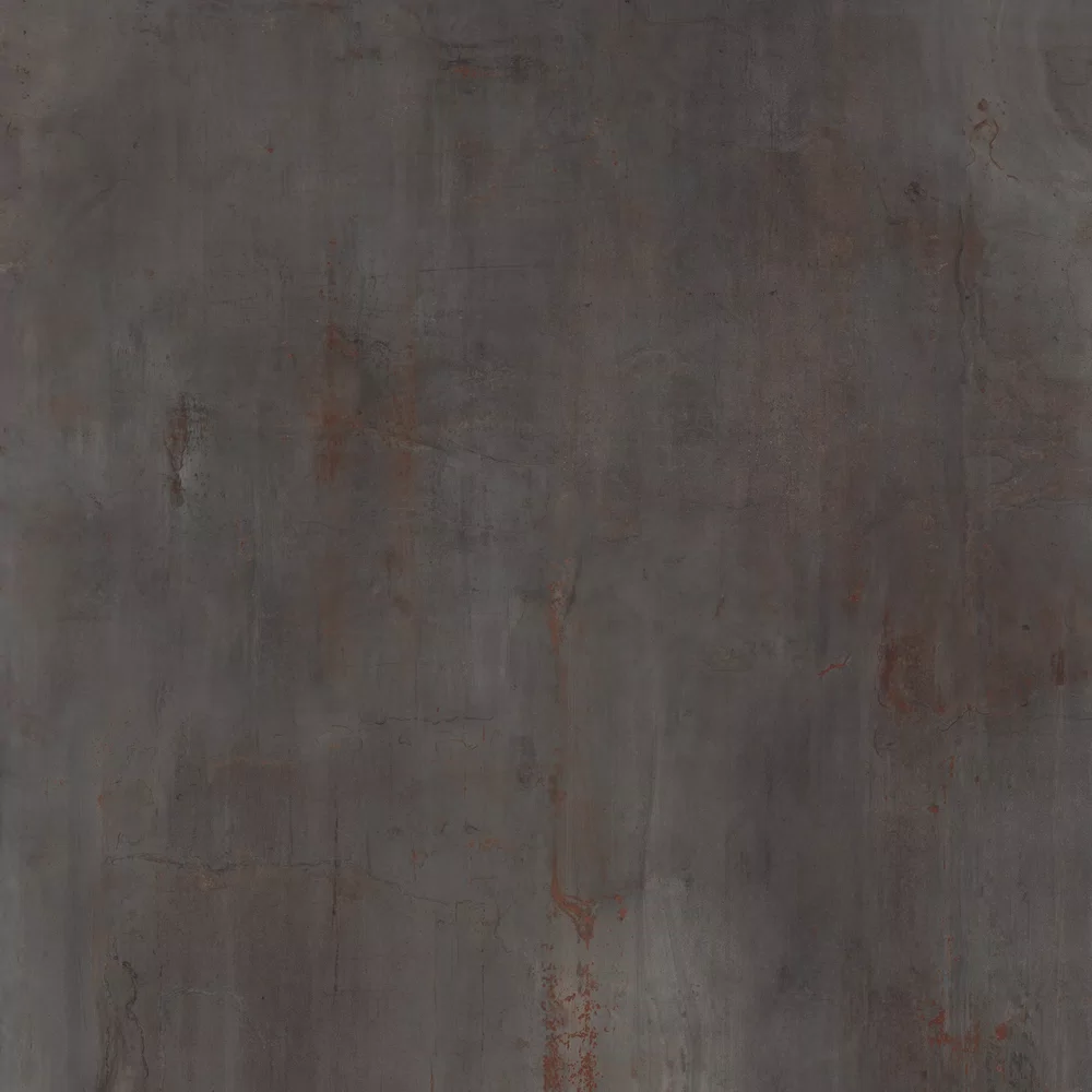 Piastrella effetto metallo Grigio della collezione X20 di Flaviker, formato 90x90, finitura R11, bordo Rettificato.