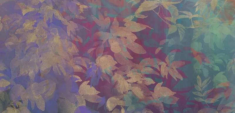 WIDE&STYLE FOLIAGE ORANGE A PANNELLO D 60X120
