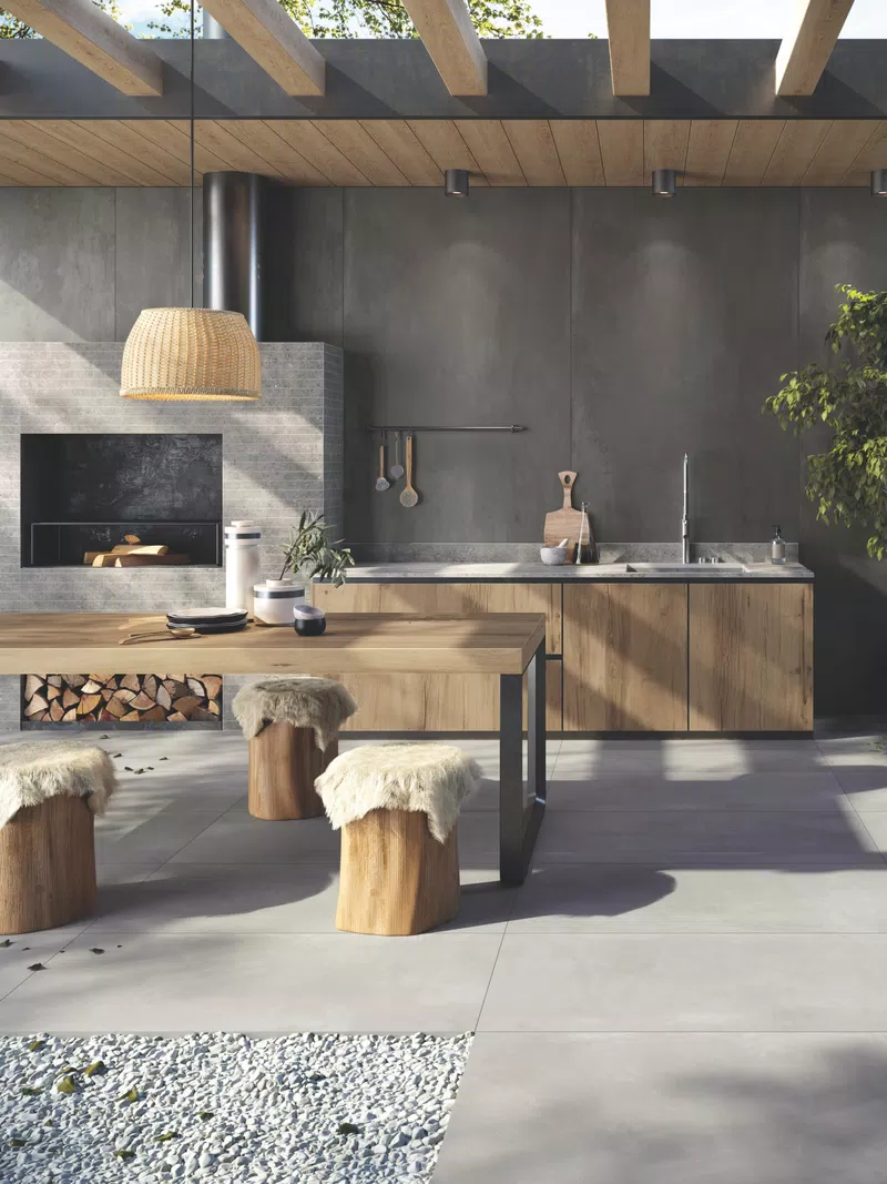 ABKSTONE PIRENEI GREY+ ABKSTONE ESSENCE AVANA + POETRY ST. PIRENEY GREY 120X280 + OUT.20 LAB325 BASE ASH 60X120