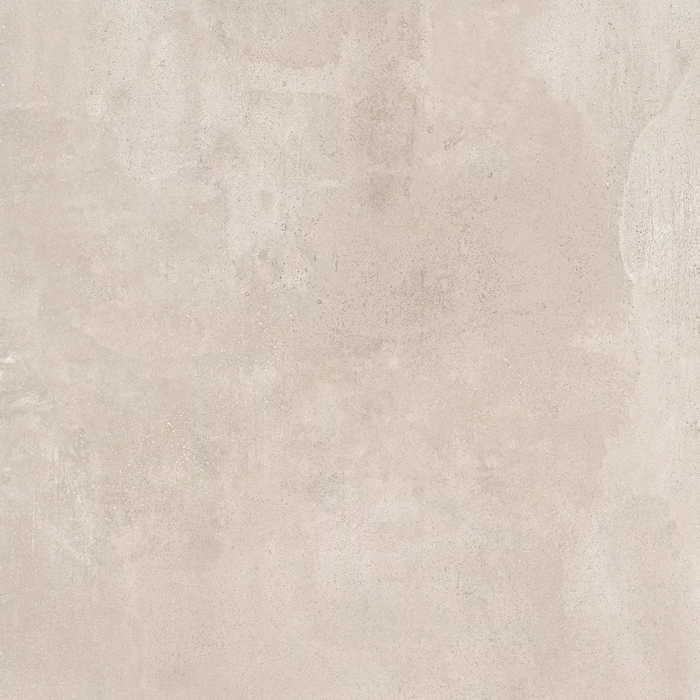 Cement-effect Beige tile from the Plein Air collection by Gardenia&Ariana, size 80x80, R11 finish, Rettificato edges.