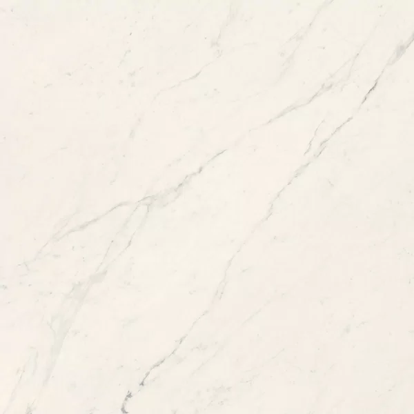 Carreau effet marbre Blanc de la collection La Marmoteca par Gardenia&Ariana, format 120x120, finition Soft, bord Rettificato.