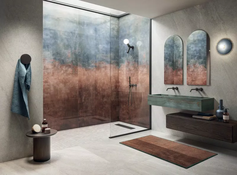 ART WALLS DEGRADE 120X280 + ROCKIN' ICE 120X280 + 60X120 + MOS. QUADRETTI