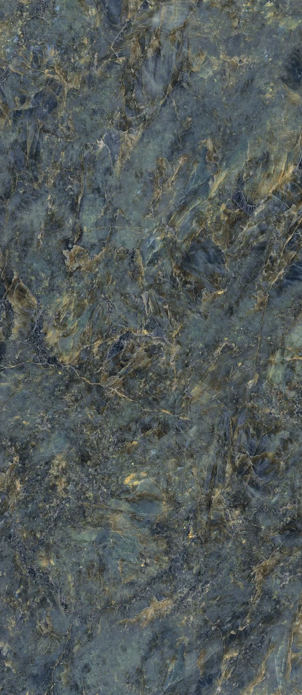 Carreau effet marbre Bleu de la collection Sensi Signoria par ABK, format 120x280, finition Lux, bord Rettificato.