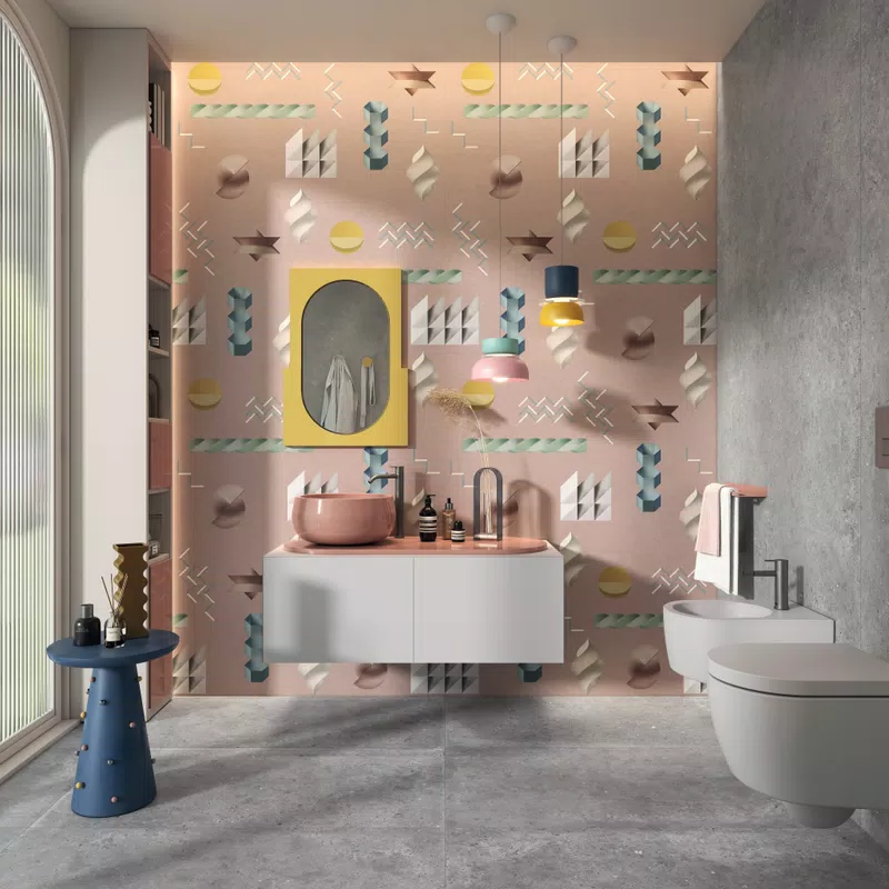 WIDE&STYLE DREAM + POETRY STONE PIRENEI GREY 120X280+60X120