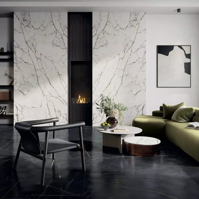 A_07 SENSI 900 PRECIOUS BLACK ANT.3D 120X120+ABKSTONE STATUARIO FANTASTICO LUX