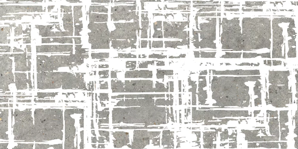 Piastrella effetto pietra Grigio della collezione Poetry Stone di ABK, formato 60x120, finitura Naturale, bordo Rettificato.