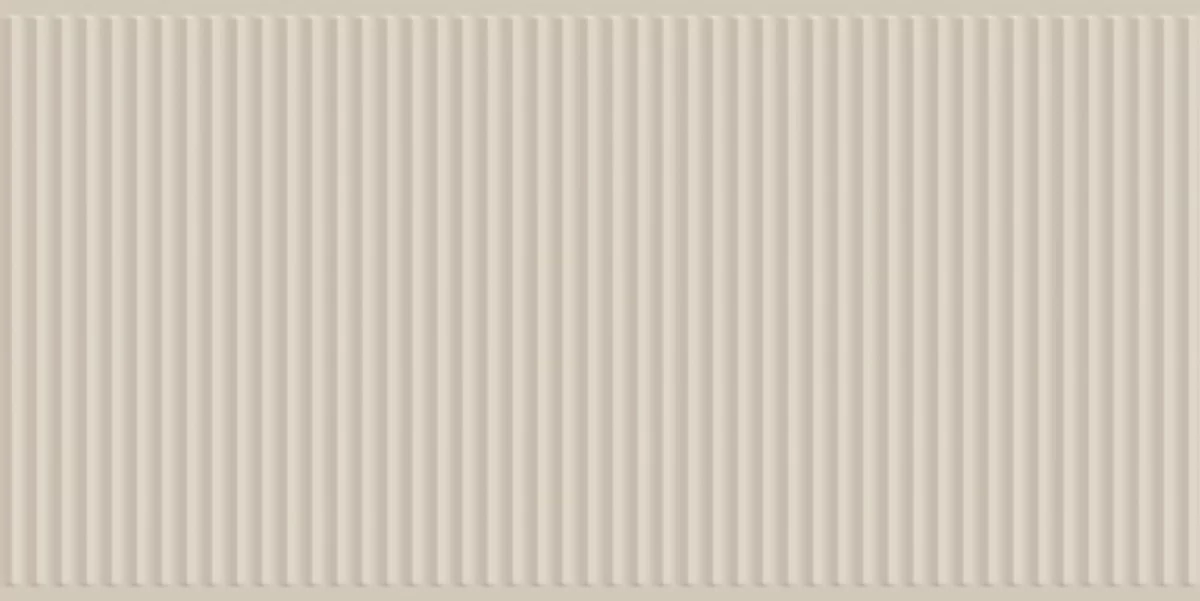 Piastrella Block Righe Burro++ di Gardenia&Ariana in bianco, finitura Naturale, 60x120, spessore 8.5 mm.