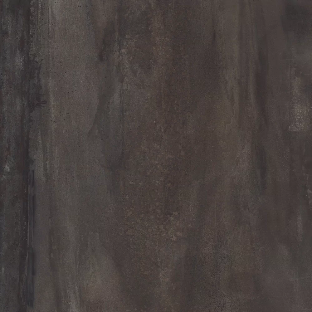 Interno9 Dark tile by ABK in grey, Natural finish, 120x120, 8.5 mm thickness.