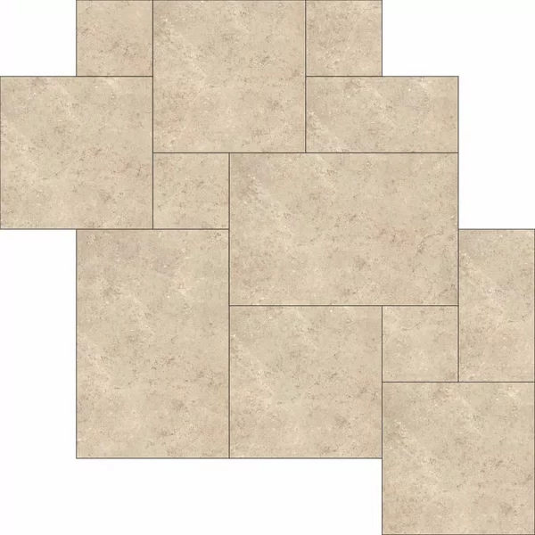 Stone-effect Beige tile from the Orosei collection by Gardenia&Ariana, size 40x60, Natural finish, Naturale edges.