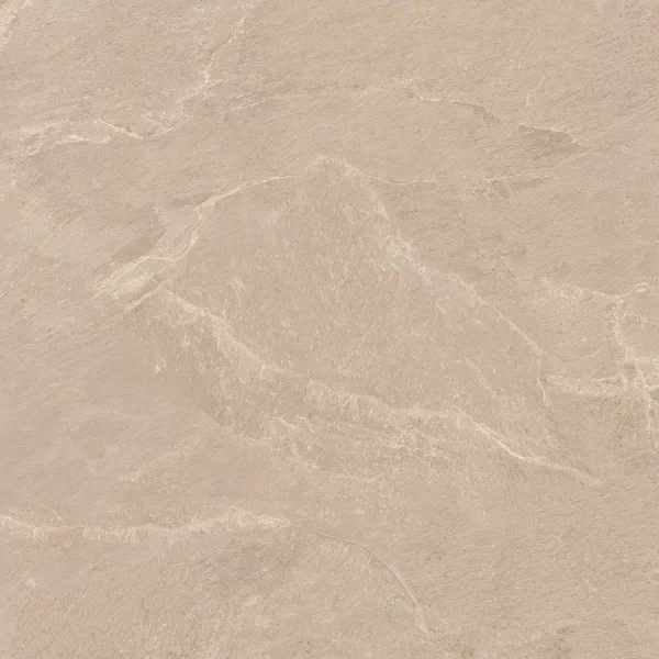 Stone-effect Beige tile from the Falaise collection by Gardenia&Ariana, size 120x120, Natural finish, Rettificato edges.