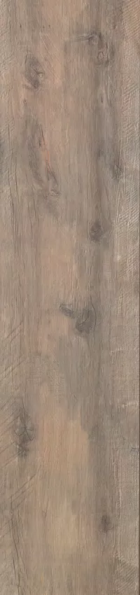 Carreau Marron Flaviker Dakota, effet bois, 40x170, finition Naturel.