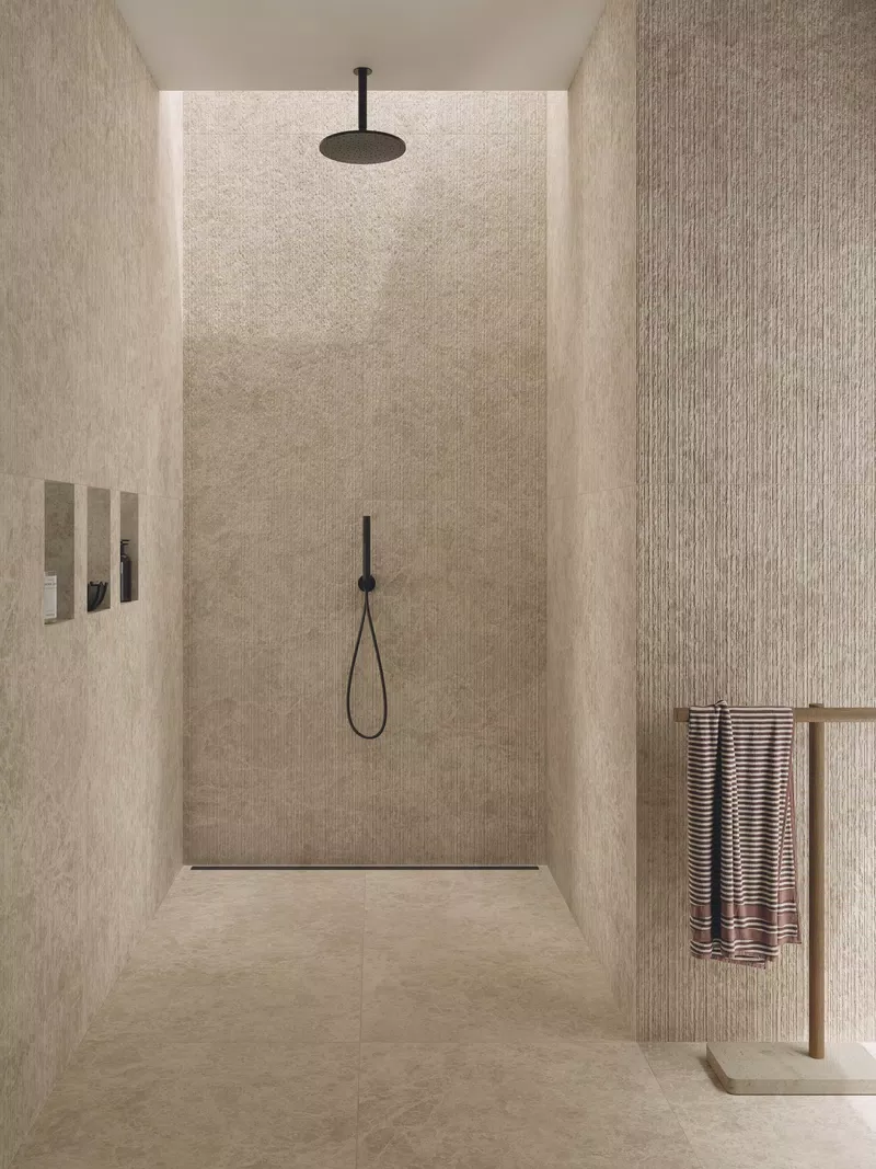 C_03 ERA GROOVE BEIGE 60X120+DELICATE BEIGE 60X120