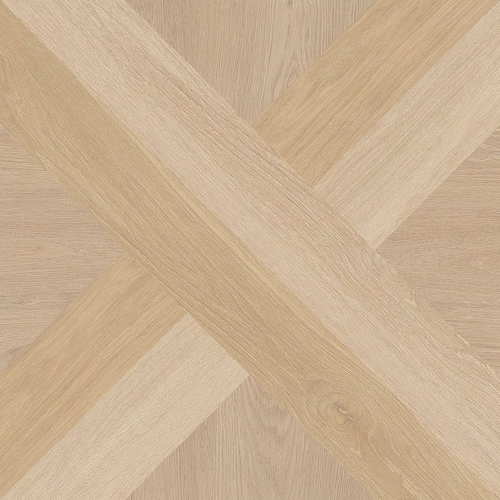 Carreau Multicolore Tabulae, effet bois, 60x60, finition Naturel.
