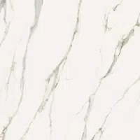 White Sensi Signoria tile, marble effect, 120x120, Lux finish.