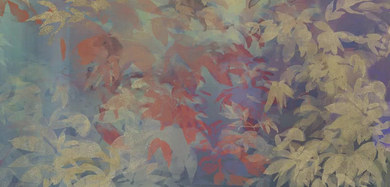 WIDE&STYLE FOLIAGE ORANGE B PANNELLO D 60X120