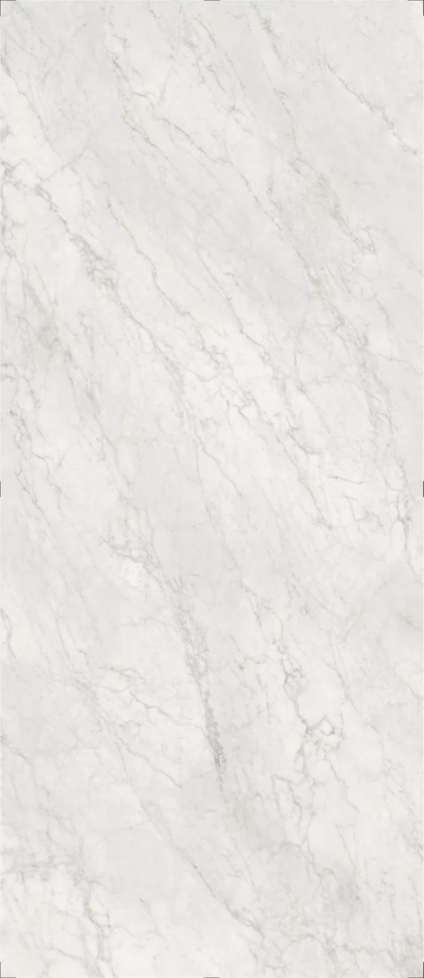 Piastrella Bianco Bon Ton, effetto marmo, 120x280, finitura Lux 3D.