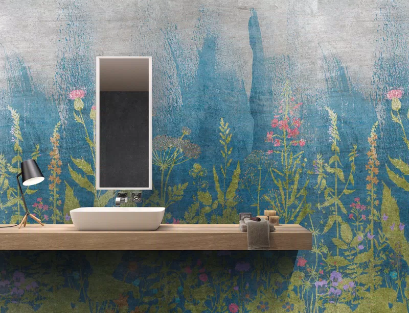 WIDE&STYLE BOTANICAL BLUE A+B