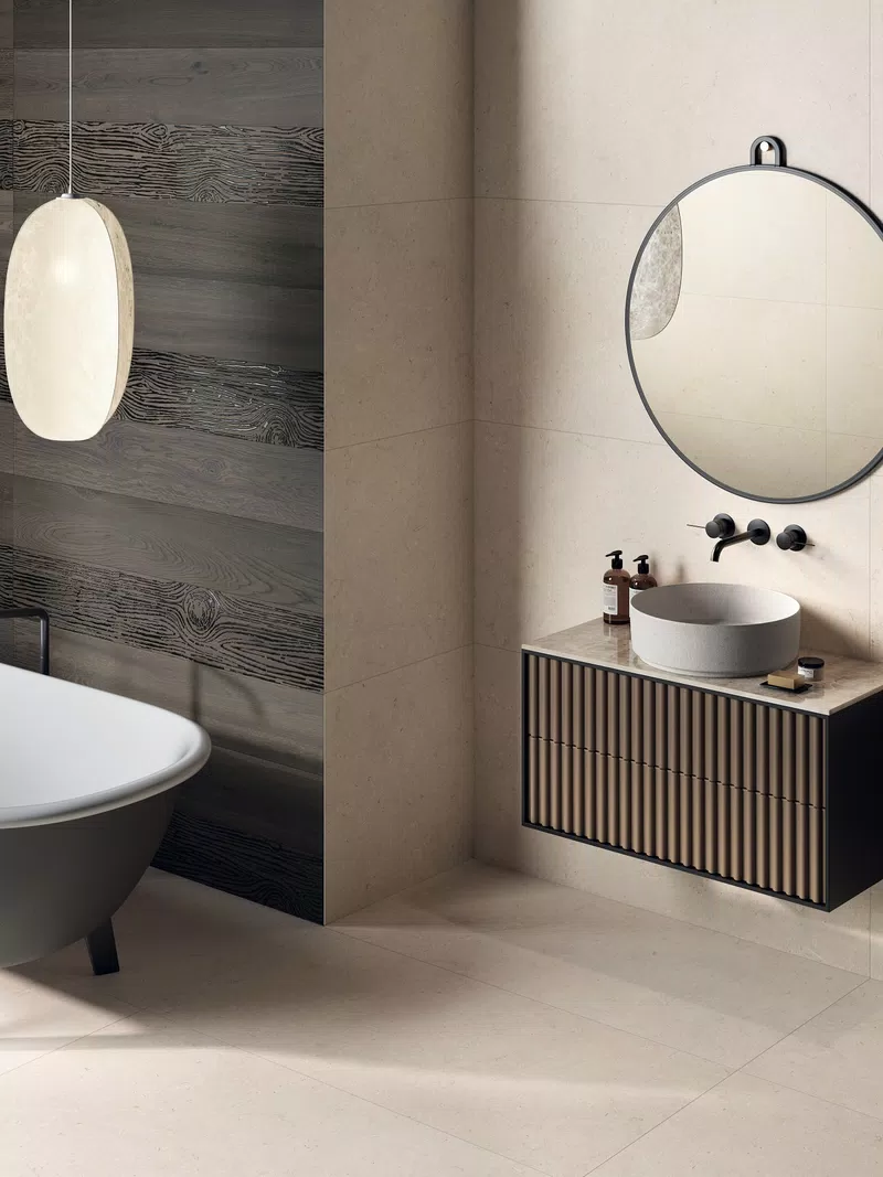 30 POETRY STONE TRANI IVORY 60X120+POETRY WOOD MUD 20X120+DEC.METAL MUD 20X120