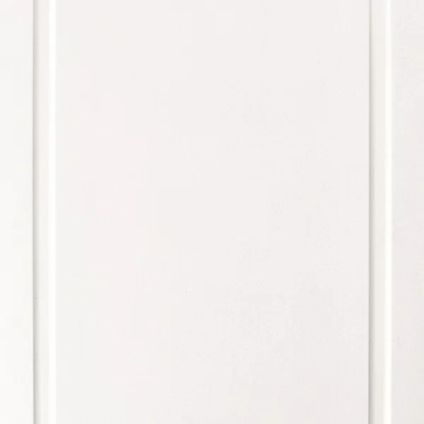 Piastrella Bianco Boiserie, effetto tinta unita, 60x120, finitura Naturale.