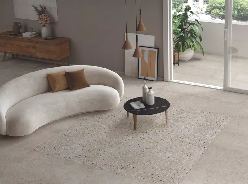 A_01A_ANIMA BEIGE 60X60 + GHIAIA BEIGE 60X60